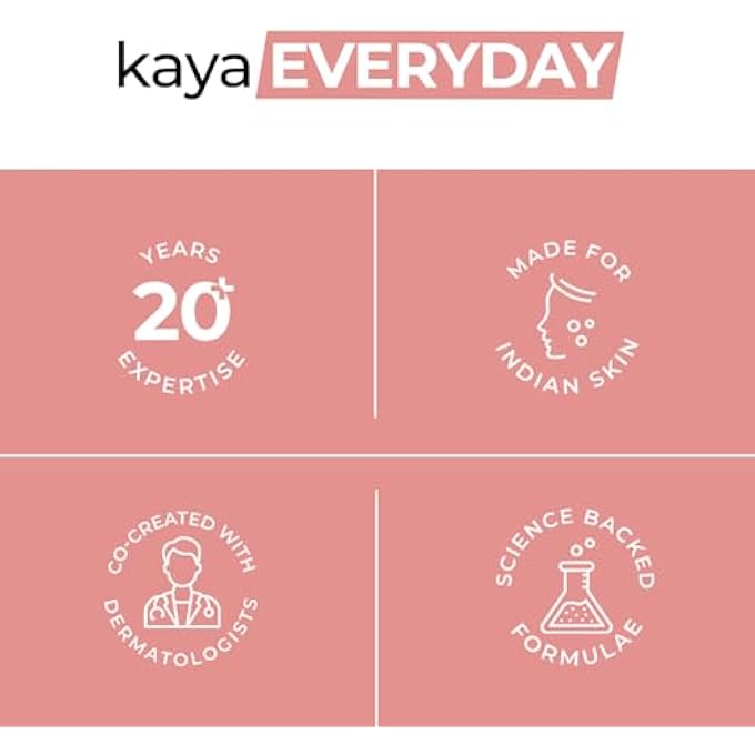 kaya ADVANCED ACNE CARE KIT (SET OF 4 FOR OILY & COMBINATION SKIN), ACNE FACE WASH/ACNE CLEANSER + ACNE TONER + ACNE MOISTURIZER/ACNE CREAM + SPOT CORRECTOR - Image 4